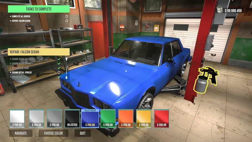 Скриншот 2 к игре Car Tuning Garage Simulator