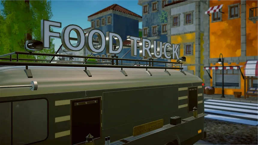 Скриншот 1 к игре FOOD TRUCK SHOP SIMULATOR
