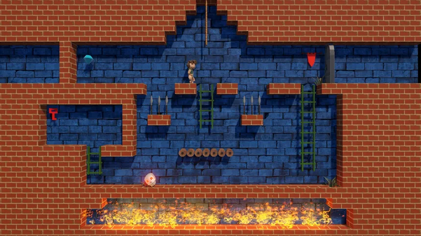 Скриншот 1 к игре Joe and the Lost Pixels