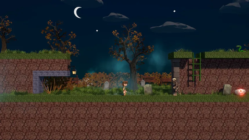Скриншот 2 к игре Joe and the Lost Pixels
