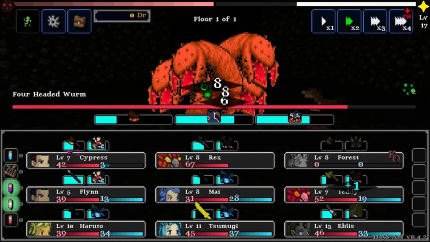 Скриншот 1 к игре Legends of Dragaea: Idle Dungeons Prelude