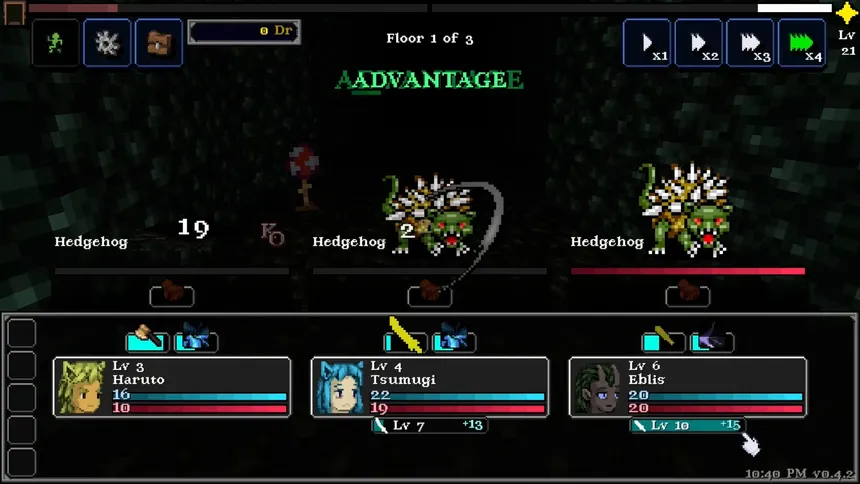 Скриншот 4 к игре Legends of Dragaea: Idle Dungeons Prelude