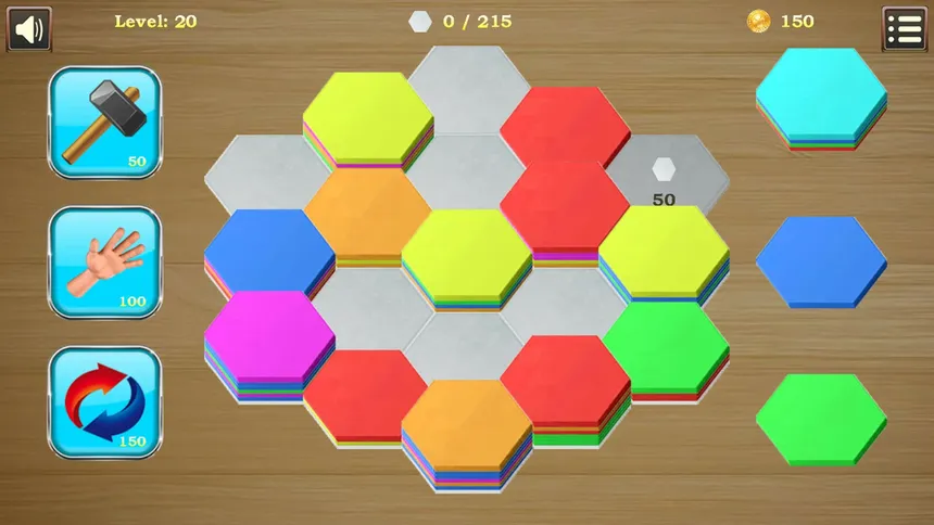 Скриншот 2 к игре Sort Hexa Tiles
