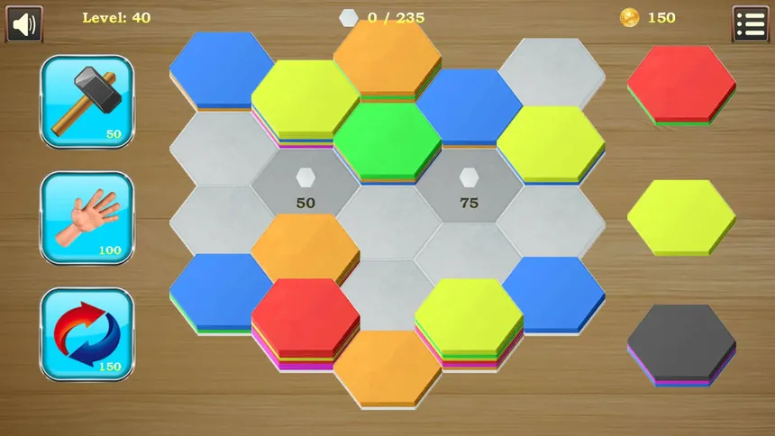Скриншот 3 к игре Sort Hexa Tiles