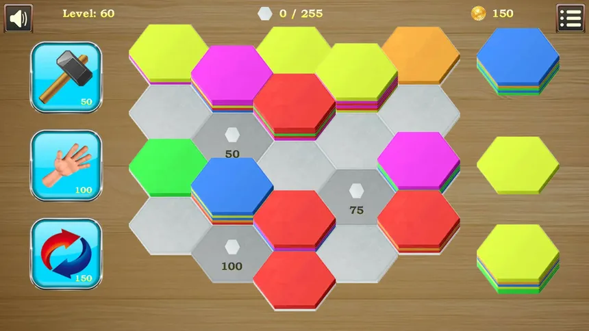 Скриншот 4 к игре Sort Hexa Tiles