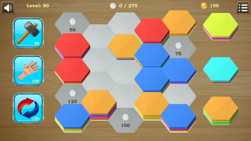 Скриншот 5 к игре Sort Hexa Tiles
