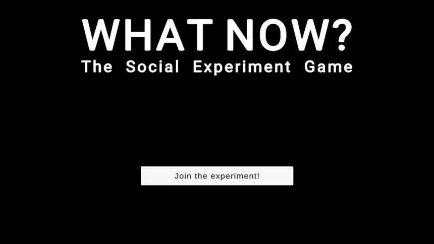 Скриншот 1 к игре WHAT NOW? - The Social Experiment Game