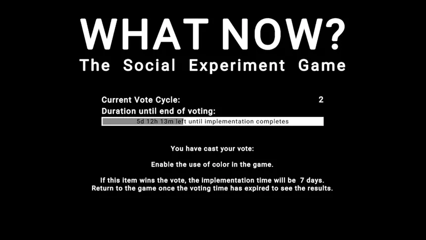 Скриншот 4 к игре WHAT NOW? - The Social Experiment Game