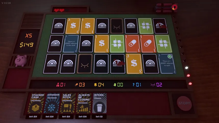 Скриншот 1 к игре Mr Magpie's Harmless Card Game