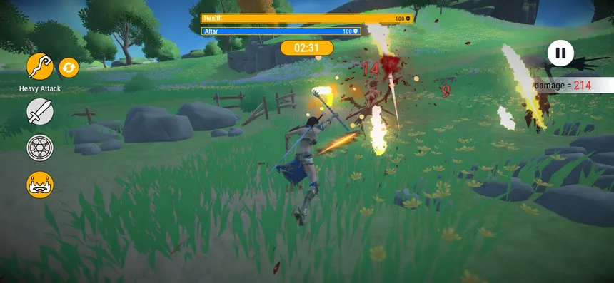 Скриншот 3 к игре Waifu Wave Defenders