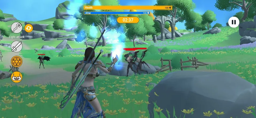 Скриншот 4 к игре Waifu Wave Defenders