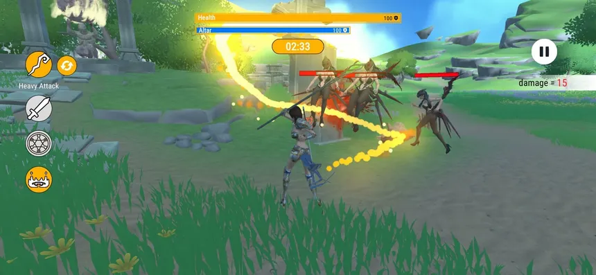 Скриншот 5 к игре Waifu Wave Defenders