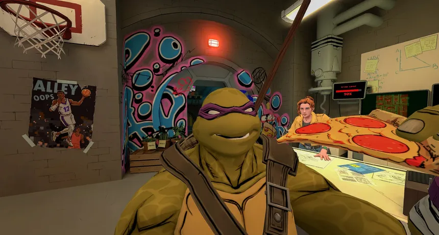 Скриншот 1 к игре Teenage Mutant Ninja Turtles: Empire City