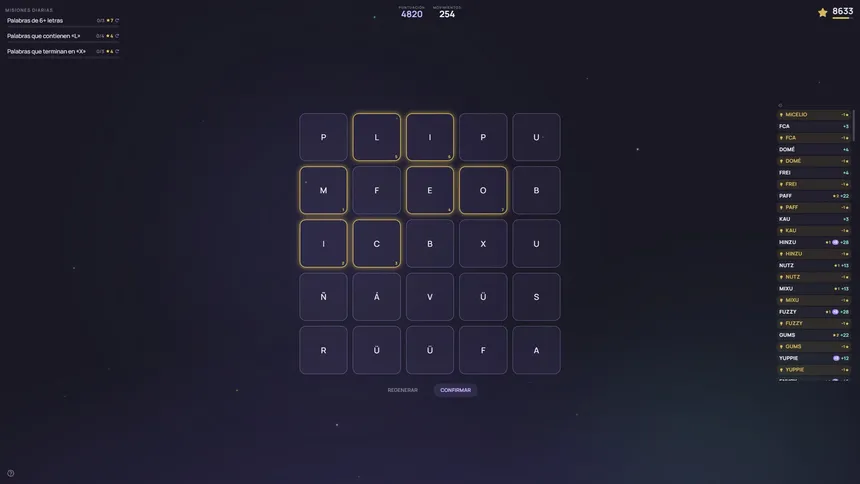 Скриншот 2 к игре Relax Scramble: Endless Word Puzzle