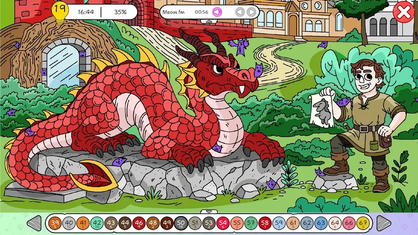 Скриншот 5 к игре 100 Cats Lost In Poland Find & Color