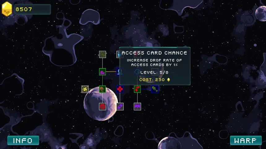 Скриншот 2 к игре Void Miner – Incremental Asteroids Roguelite