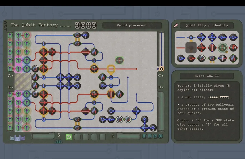 Скриншот 1 к игре The Qubit Factory