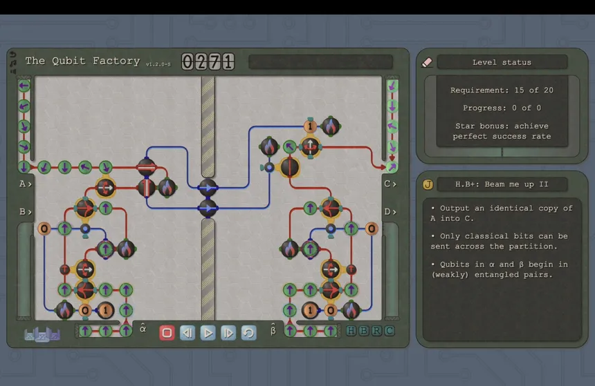Скриншот 3 к игре The Qubit Factory