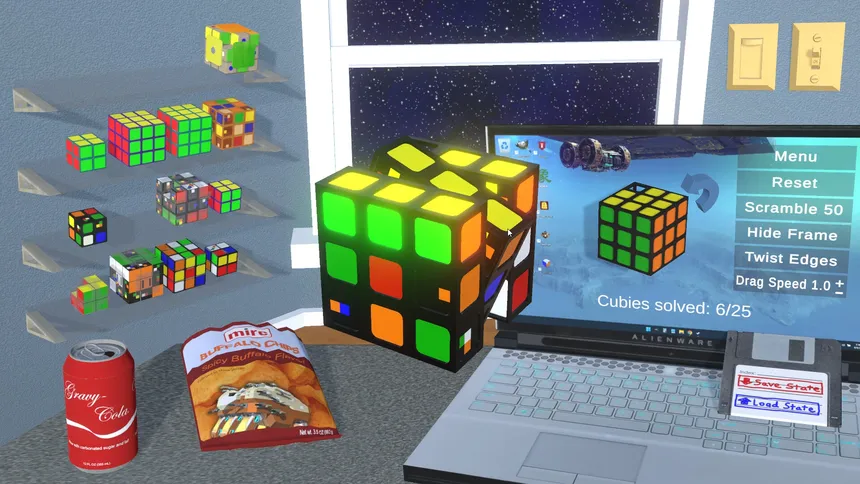 Скриншот 1 к игре Glow Cubes