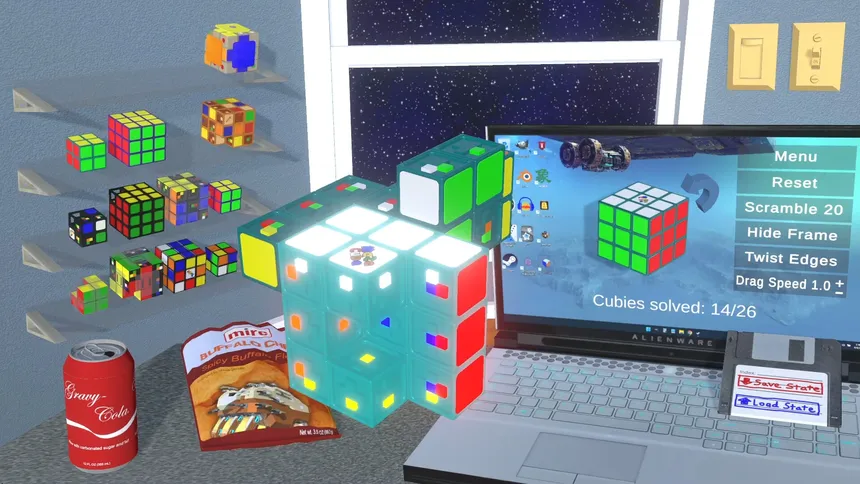 Скриншот 2 к игре Glow Cubes