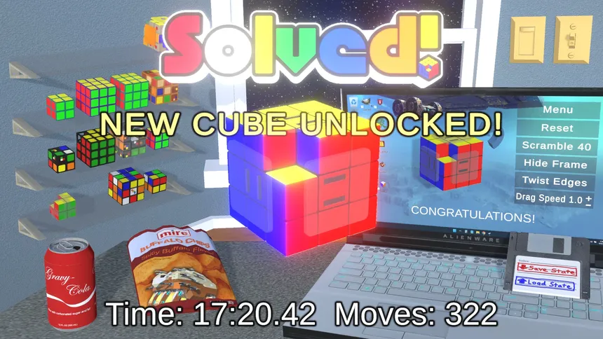 Скриншот 4 к игре Glow Cubes