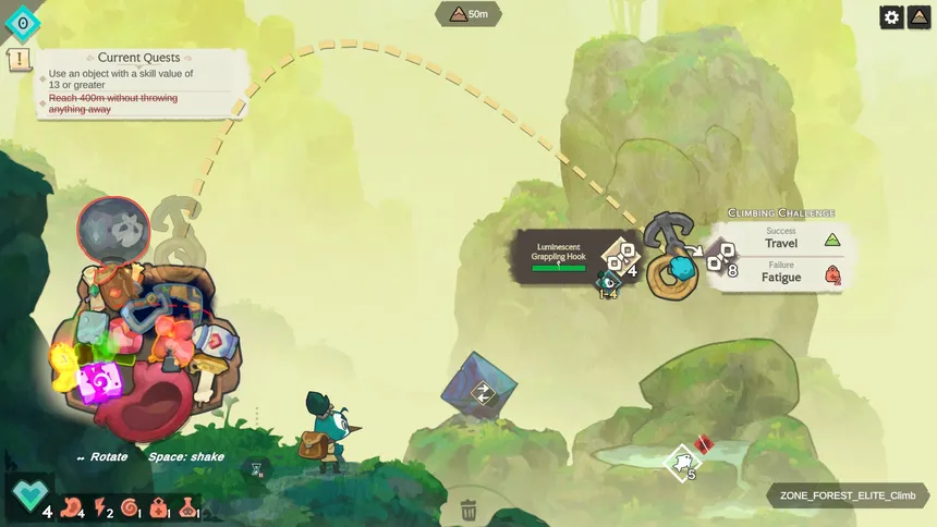 Скриншот 1 к игре BARDA: Backpack Roguelike
