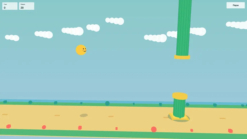 Скриншот 2 к игре Flappy Smile