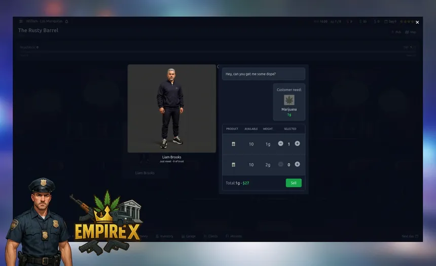 Скриншот 2 к игре EmpireX - Business, Real Estate and Crime Simulator