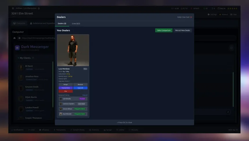 Скриншот 7 к игре EmpireX - Business, Real Estate and Crime Simulator