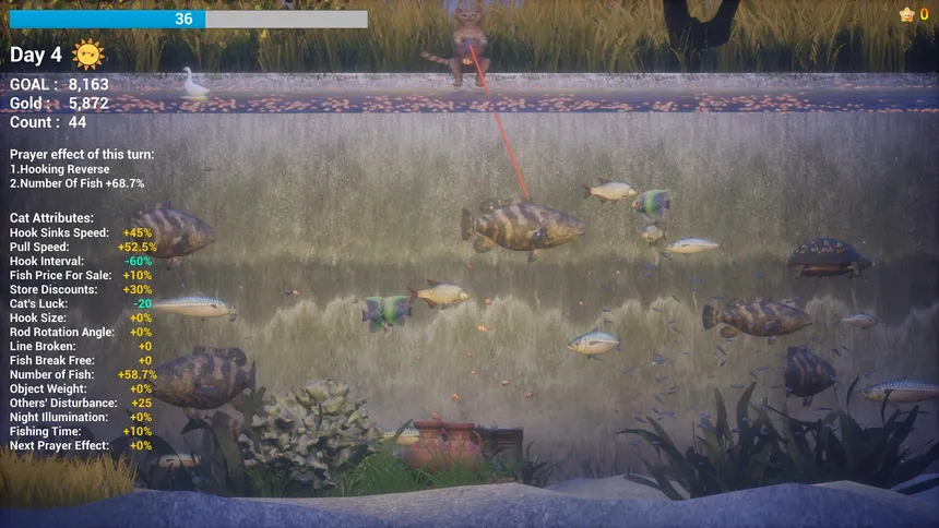 Скриншот 4 к игре Merry Fishing Meow