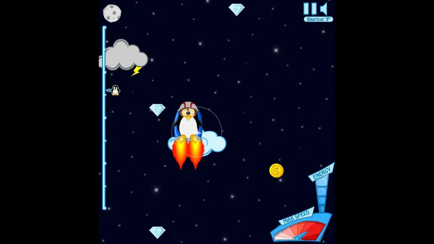 Скриншот 3 к игре Penguin Rocketeer