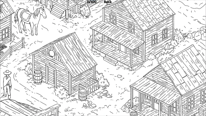 Скриншот 5 к игре Find Meow in Wild West