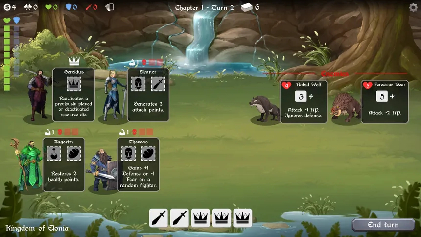 Скриншот 1 к игре Kingdoms of Dice - The Elonia Chronicles
