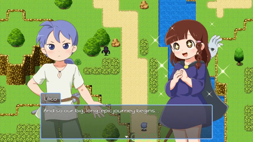 Скриншот 1 к игре Yorda's Quest: A Lighthearted Magic Fantasy RPG