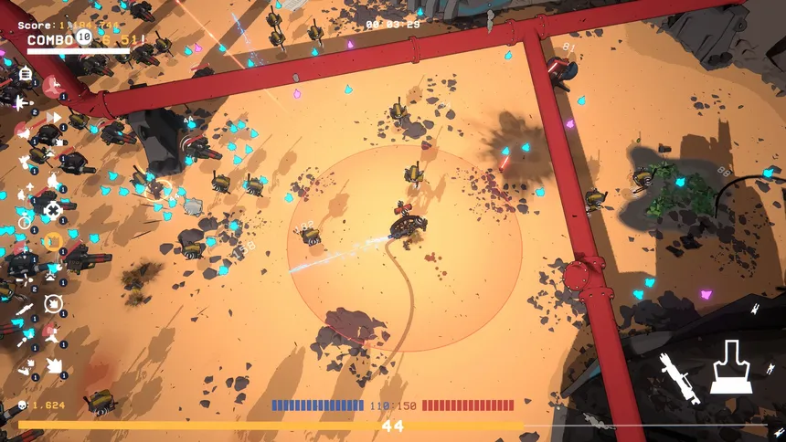 Скриншот 1 к игре SpinWave Survivors