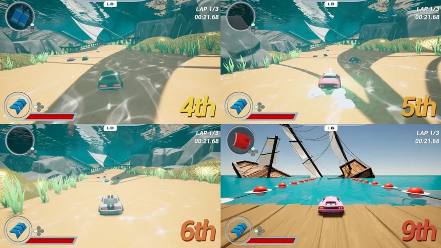 Скриншот 6 к игре Nitro Battle Racing