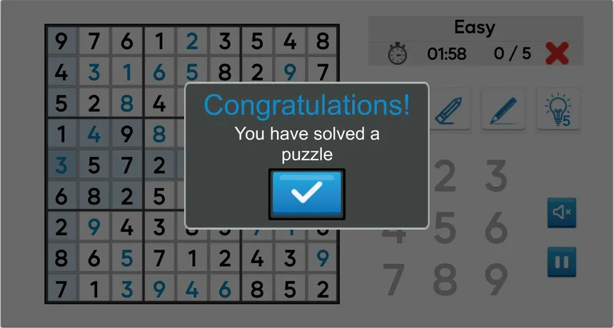 Скриншот 3 к игре Sudoku Mania