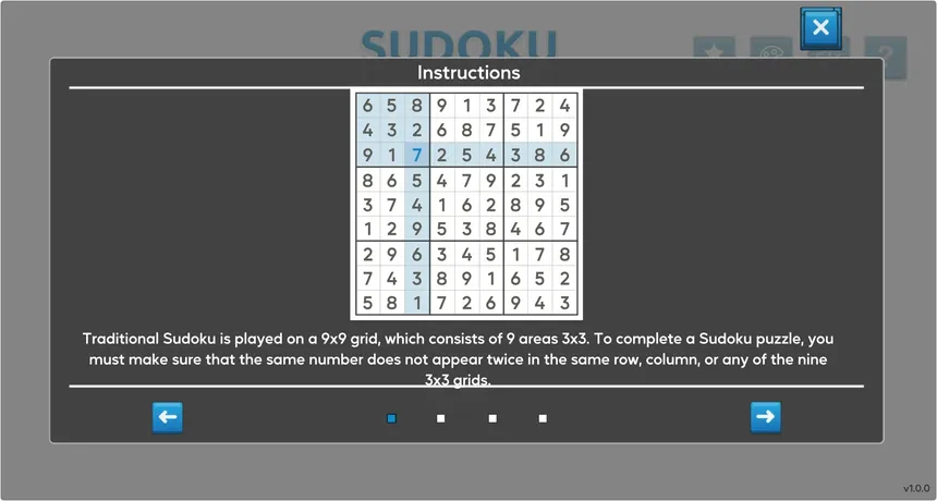 Скриншот 4 к игре Sudoku Mania