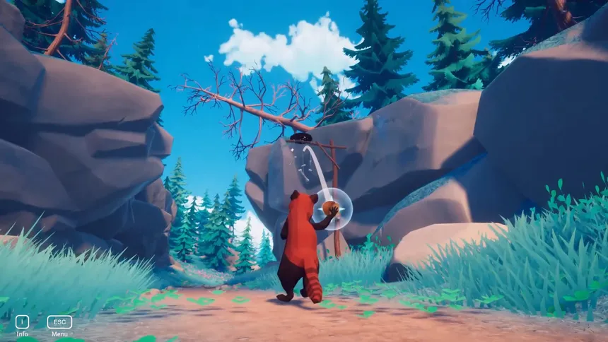Скриншот 2 к игре Red Panda: The Quiet Path