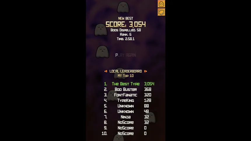 Скриншот 2 к игре Typing With Ghostie