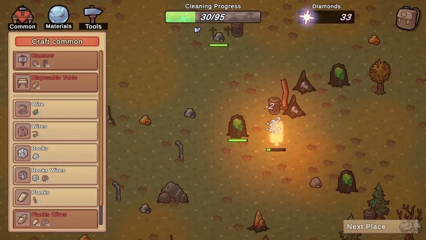 Скриншот 1 к игре Treasure forest Clicker