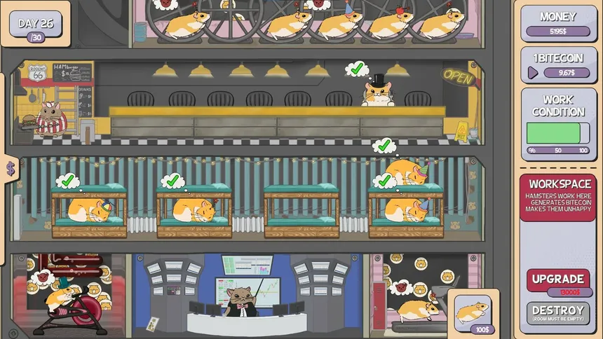 Скриншот 1 к игре H.A.M. – Hamster Automated Mining