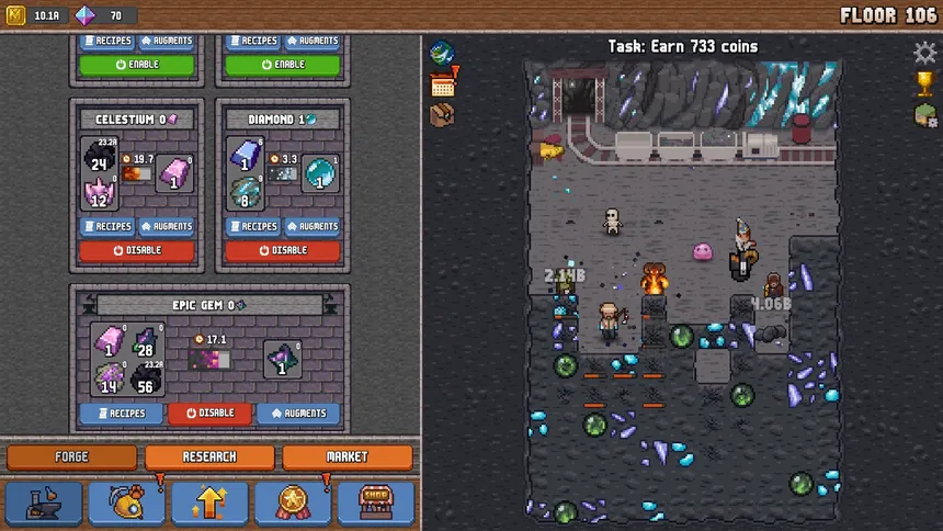 Скриншот 2 к игре Idle Cave Miner 2