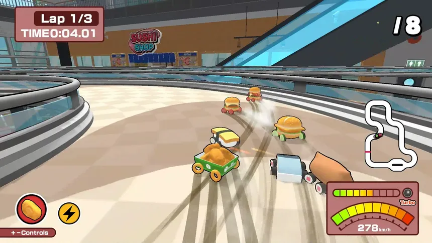 Скриншот 3 к игре SUSHI vs BURGER Race