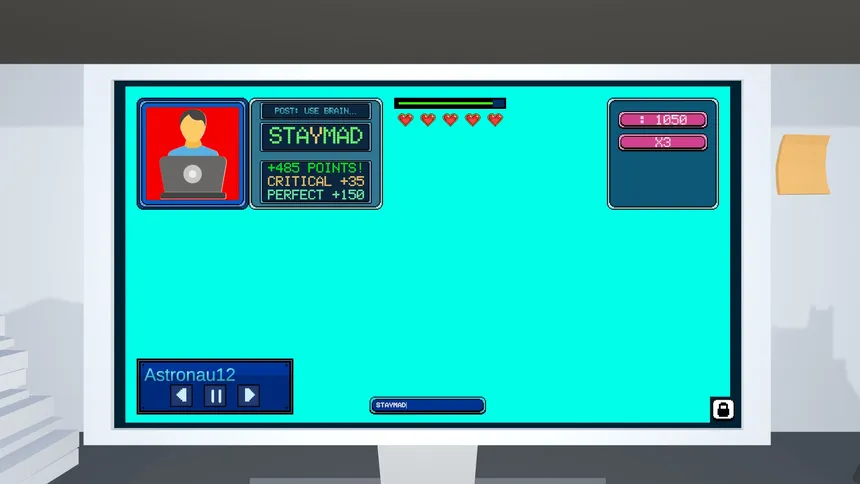 Скриншот 3 к игре Keyboard Warrior Simulator