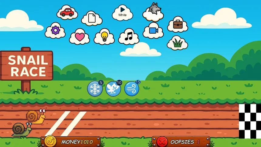Скриншот 2 к игре Snail Race