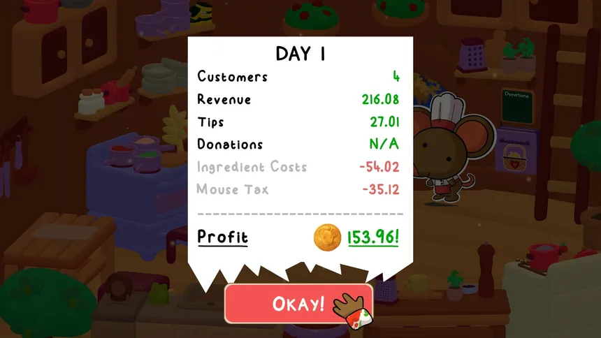 Скриншот 7 к игре Pawsta - A Cozy Claymation Cooking Game