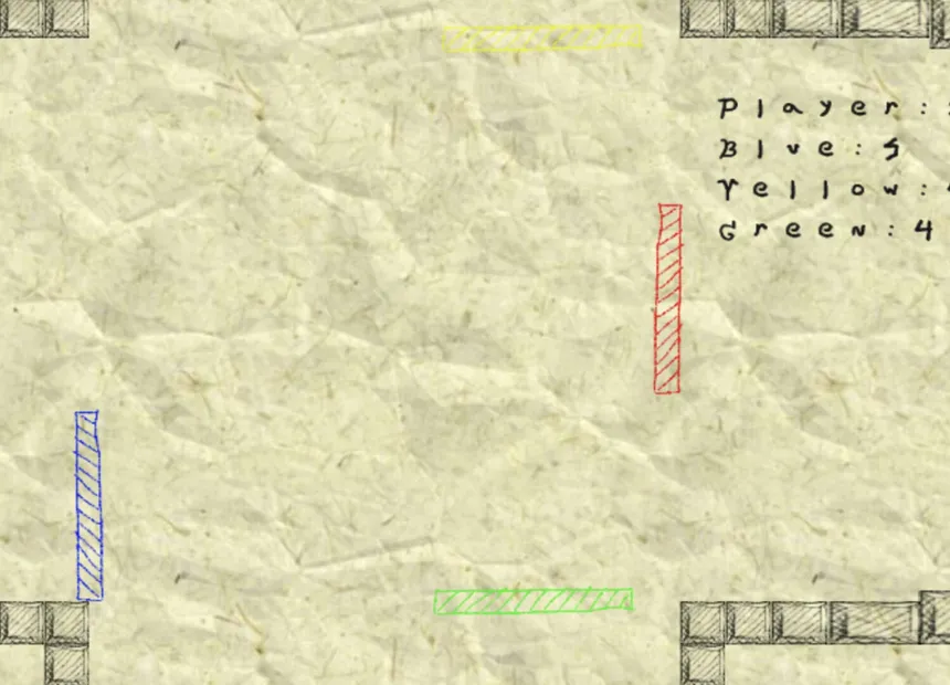 Скриншот 3 к игре The Paper Arcade: Pong