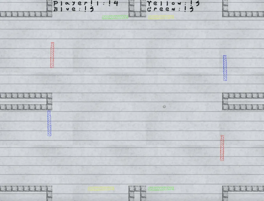 Скриншот 4 к игре The Paper Arcade: Pong