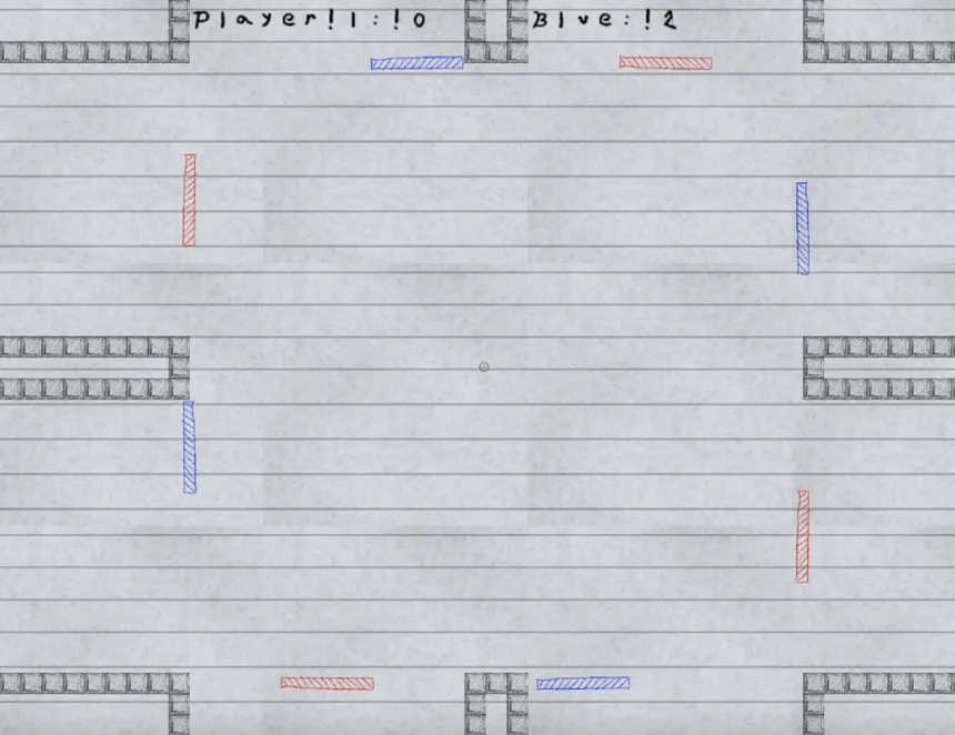 Скриншот 5 к игре The Paper Arcade: Pong